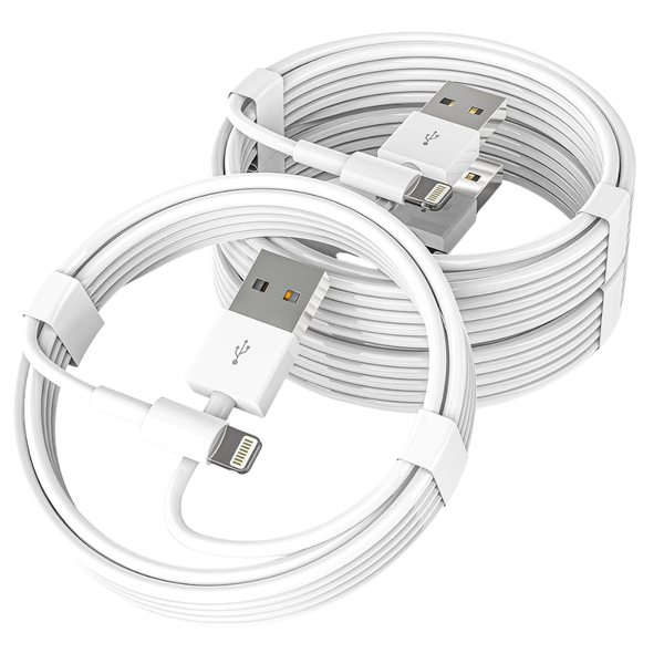 3-Pack 3.3ft Apple MFi Certified Lightning To USB Charging Cable