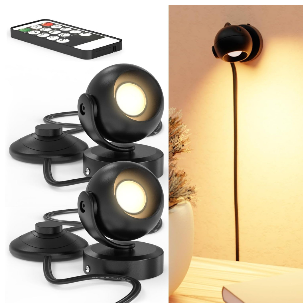 2-Pack 3W 300LM Indoor Ceiling Uplighting LED Spot Lights