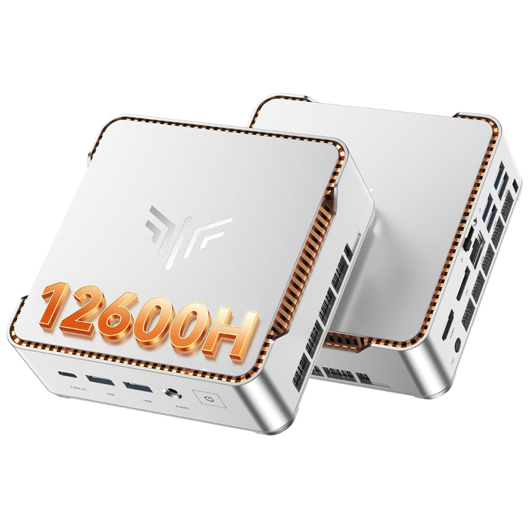 KAMRUI Pinova P2 Desktop (i5-12600H / 16GB RAM / 512GB SSD)