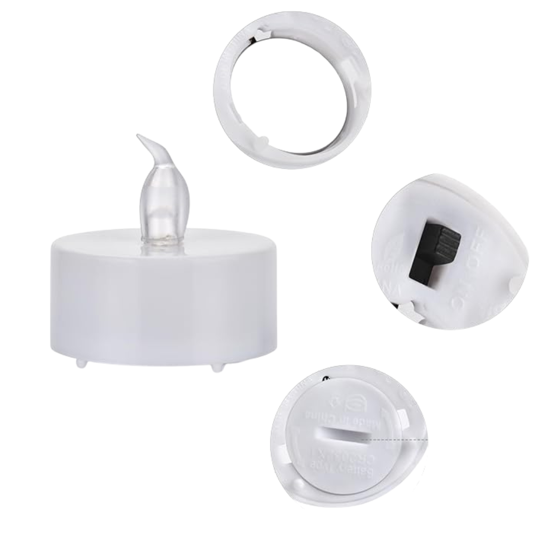 24-Pack Realistic & Bright Flickering Flameless Candles