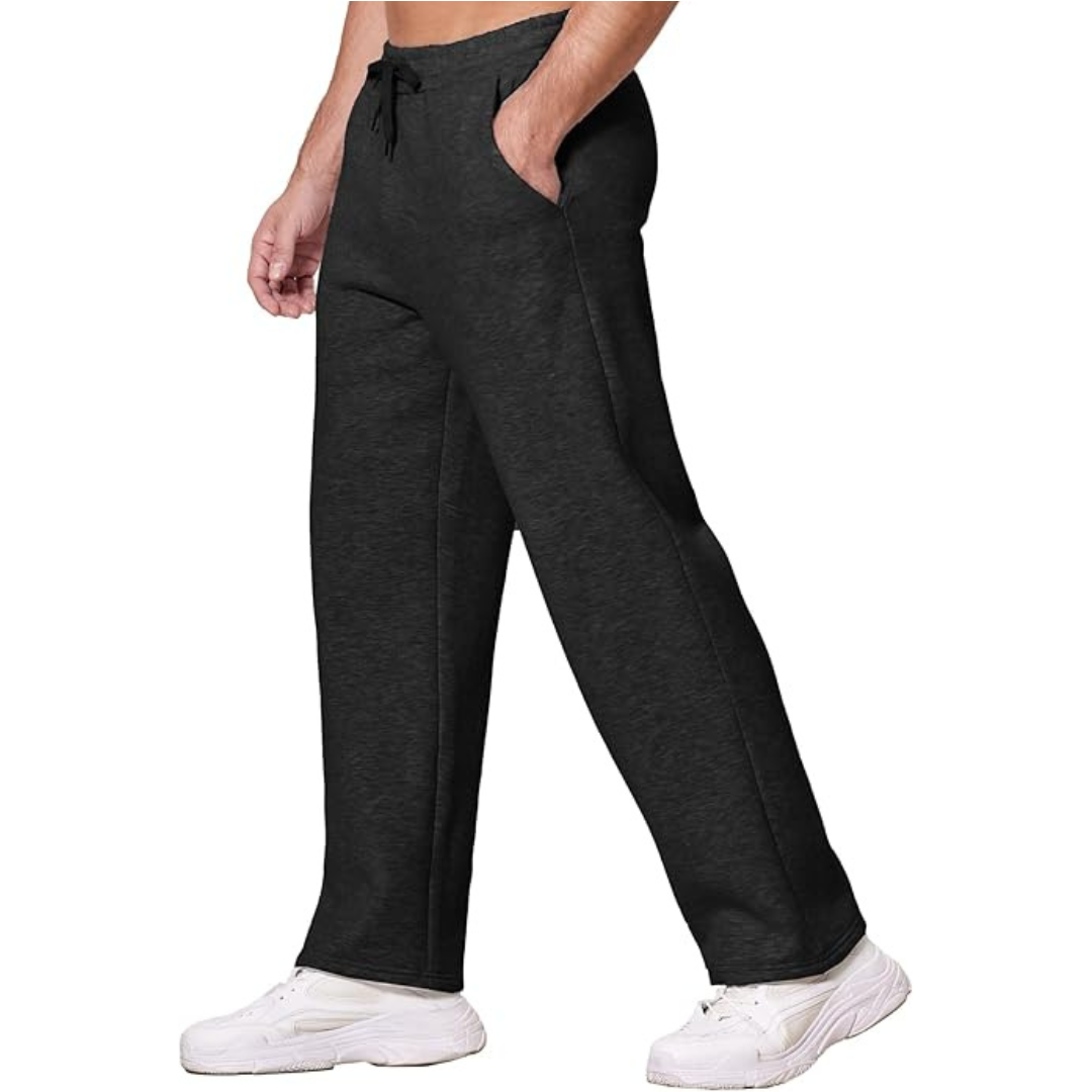 Men's Fleece Lined Sweatpants With Pockets