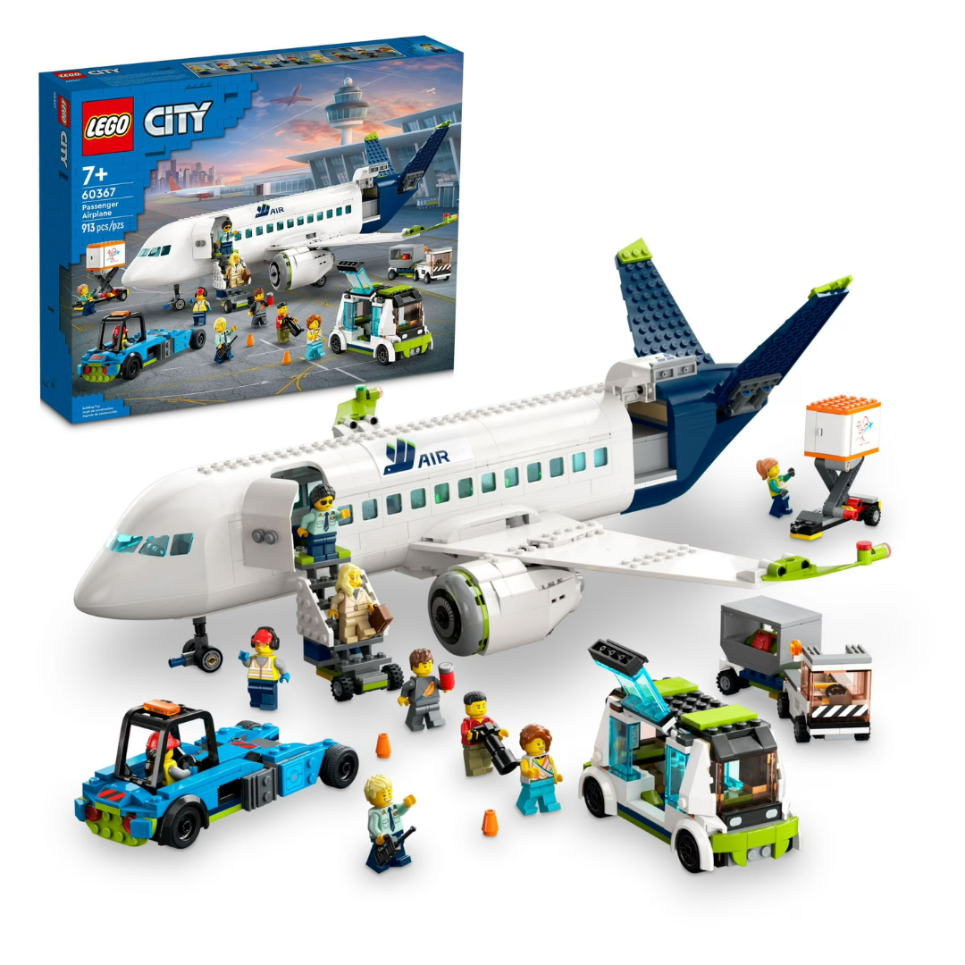 LEGO City Passenger Airplane Building Toy Set (60367)
