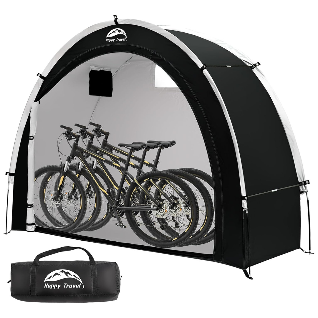PU4000 Waterproof Outdoor Portable Bike Storage Shed Tent