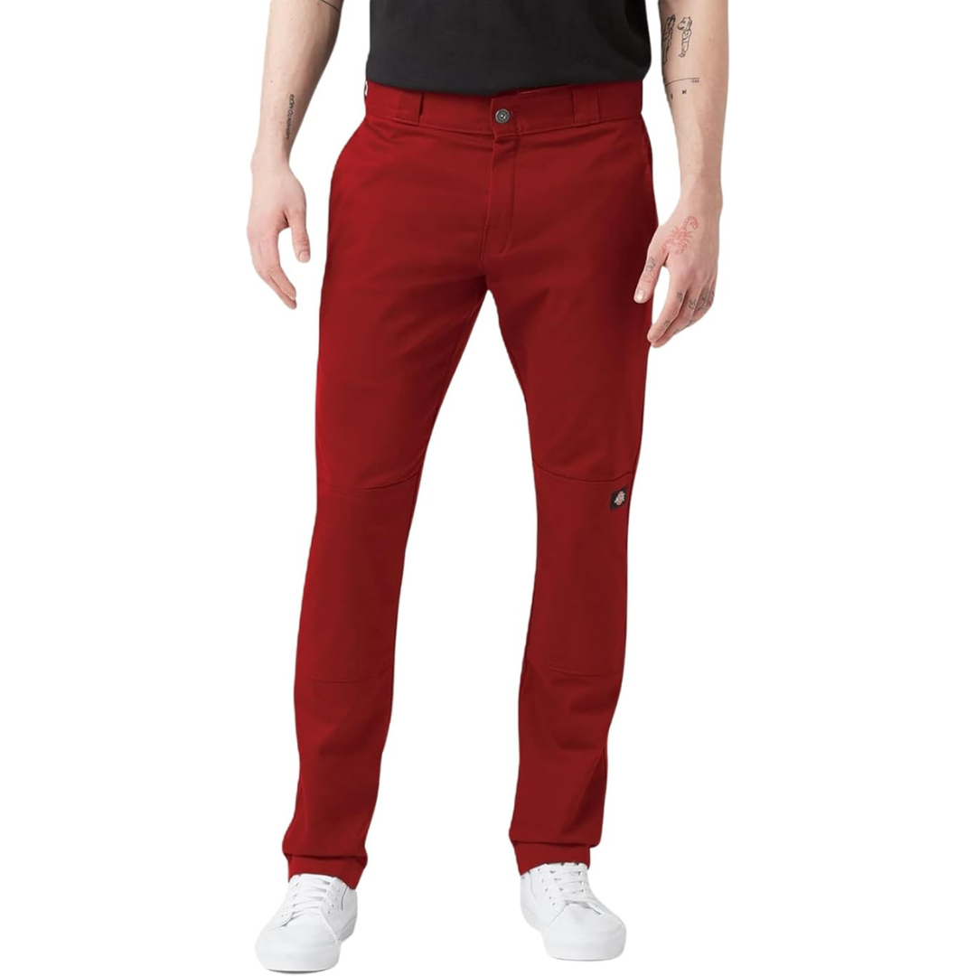 Dickies Men's Skinny Straight Double Knee Work Pants