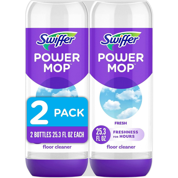 2-Pack 25.3 fl oz Swiffer PowerMop Floor Cleaning Solution