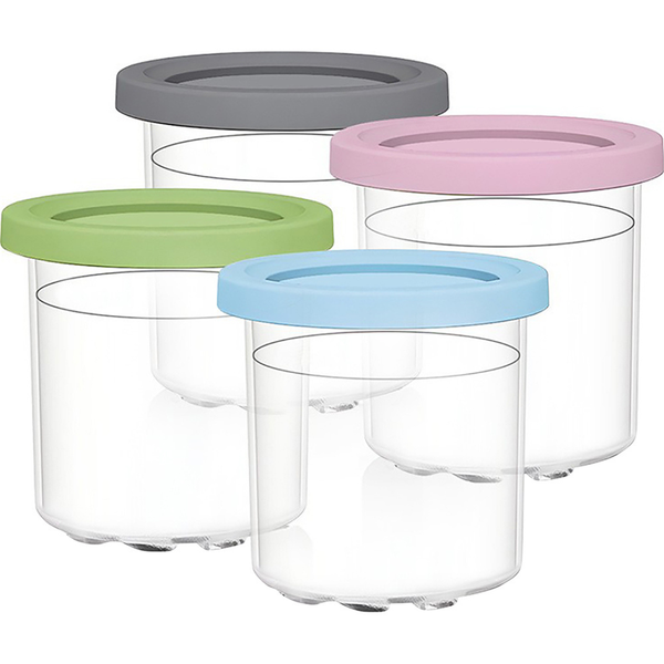 4-Pack Deco Essentials Pints and Lids Storage Containers [Open Box]