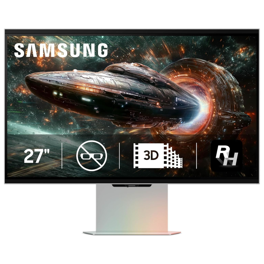 27" Samsung Odyssey 3D G90XF 4K UHD 165Hz 1ms OLED Freesync and G-SYNC Compatible Monitor