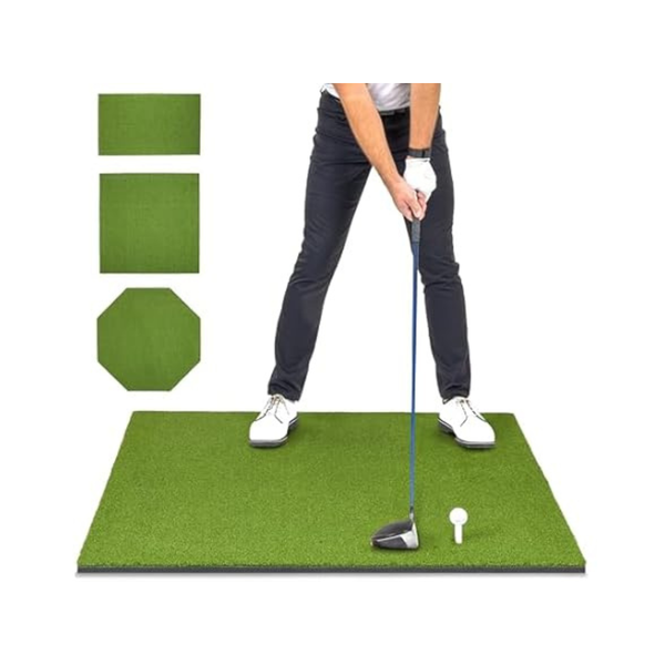 GoSports Elite Golf Hitting Mats For Indoor/Outdoor Practice (5' x 4' 15mm)