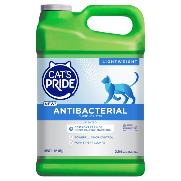 Cat's Pride 12lb Antibacterial Scented Clumping Litter Jug