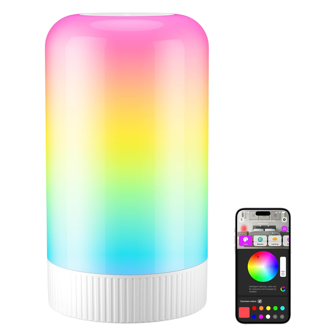 RGBICWW Smart Table Lamp With App & Touch Control