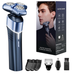 3-in-1 Electric Razor With Hair Clipper And Nose Trimmer
