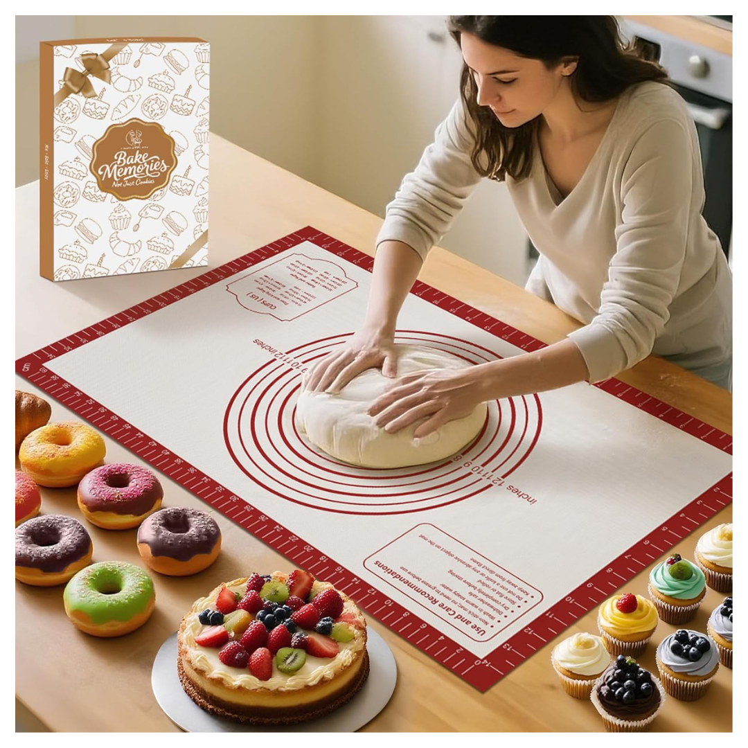 26" x 16" Mimekitchen Non Stick Silicone Baking Mat