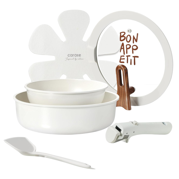 6-Piece Carote Nonstick Ceramic Kitchen Cookware Sets