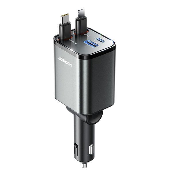 84W Joyroom 4-in-1 USB-C & Lightning Car Charger