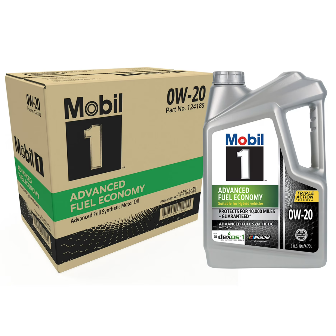 3-Pack 5-Qt. Mobil 1 Full Synthetic Motor Oil (Various)