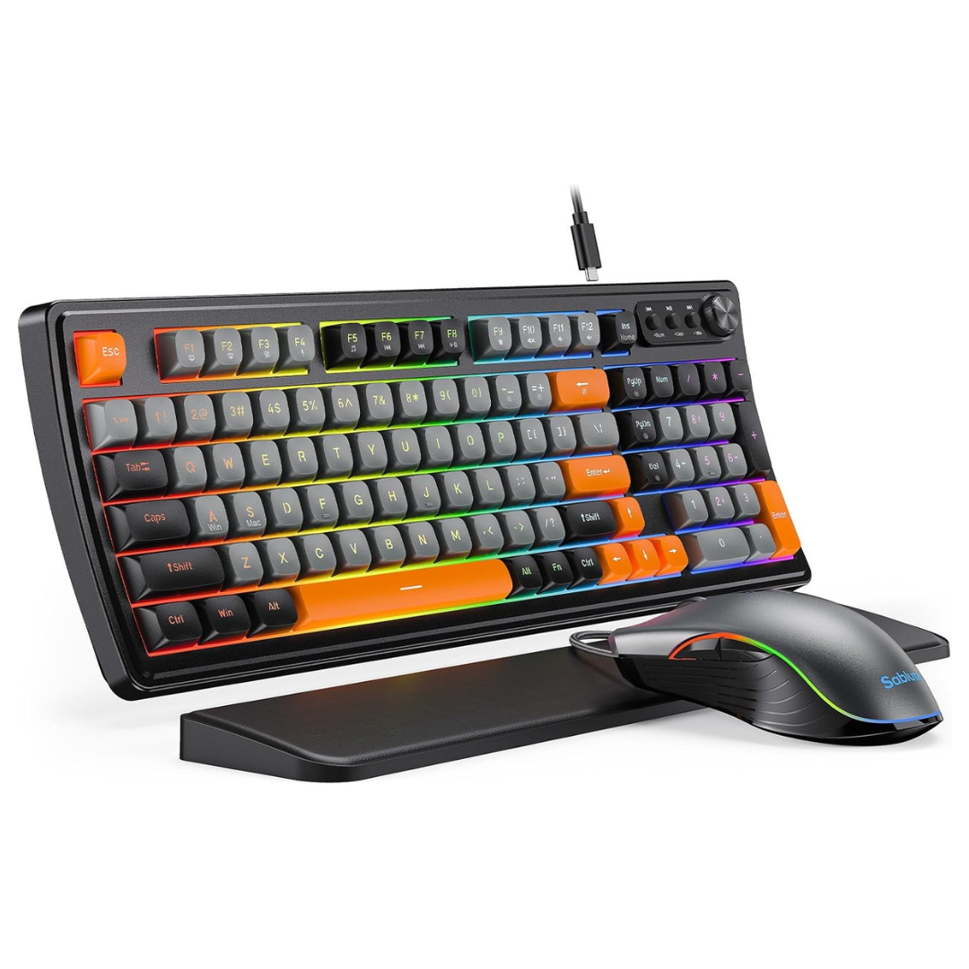 Sablute RGB Backlit Gaming Keyboard & Mouse Combo