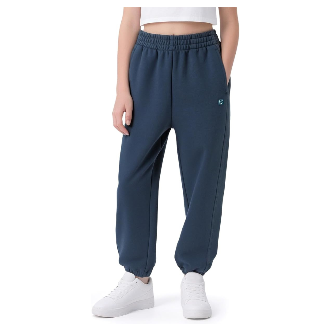 Kids Unisex Cotton Jogger Sweatpants With Pockets (Various)