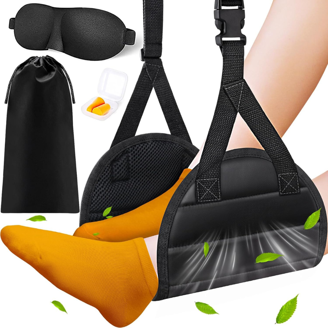 Foot Hammock Airplane Foot Rest