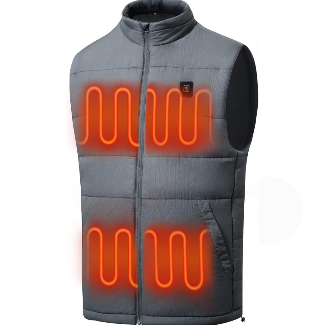 Men's Electric Water-resistant USB Rechargeable Heating Vests