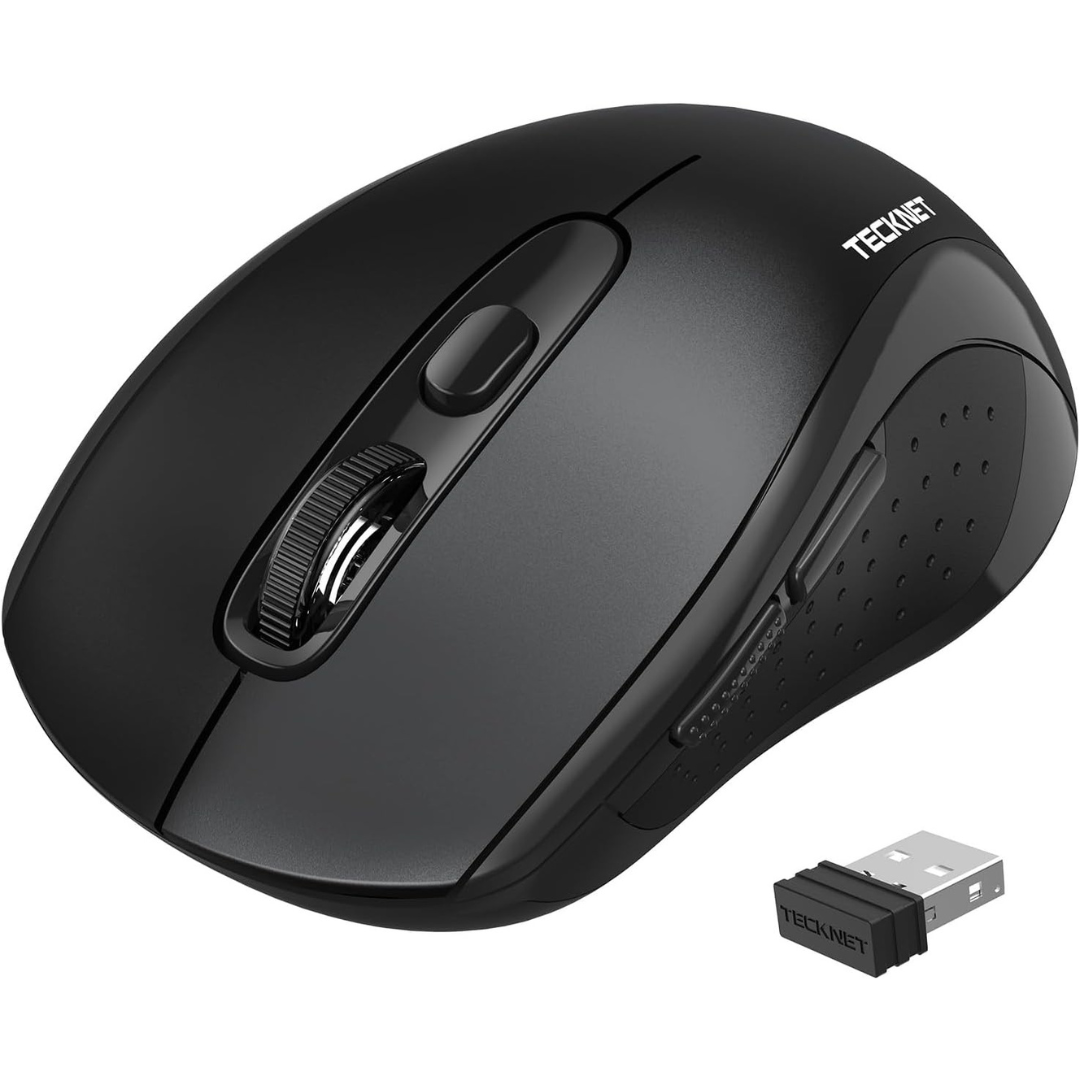 4000DPI 2.4G & Bluetooth Wireless Mouse W/ 6 Buttons