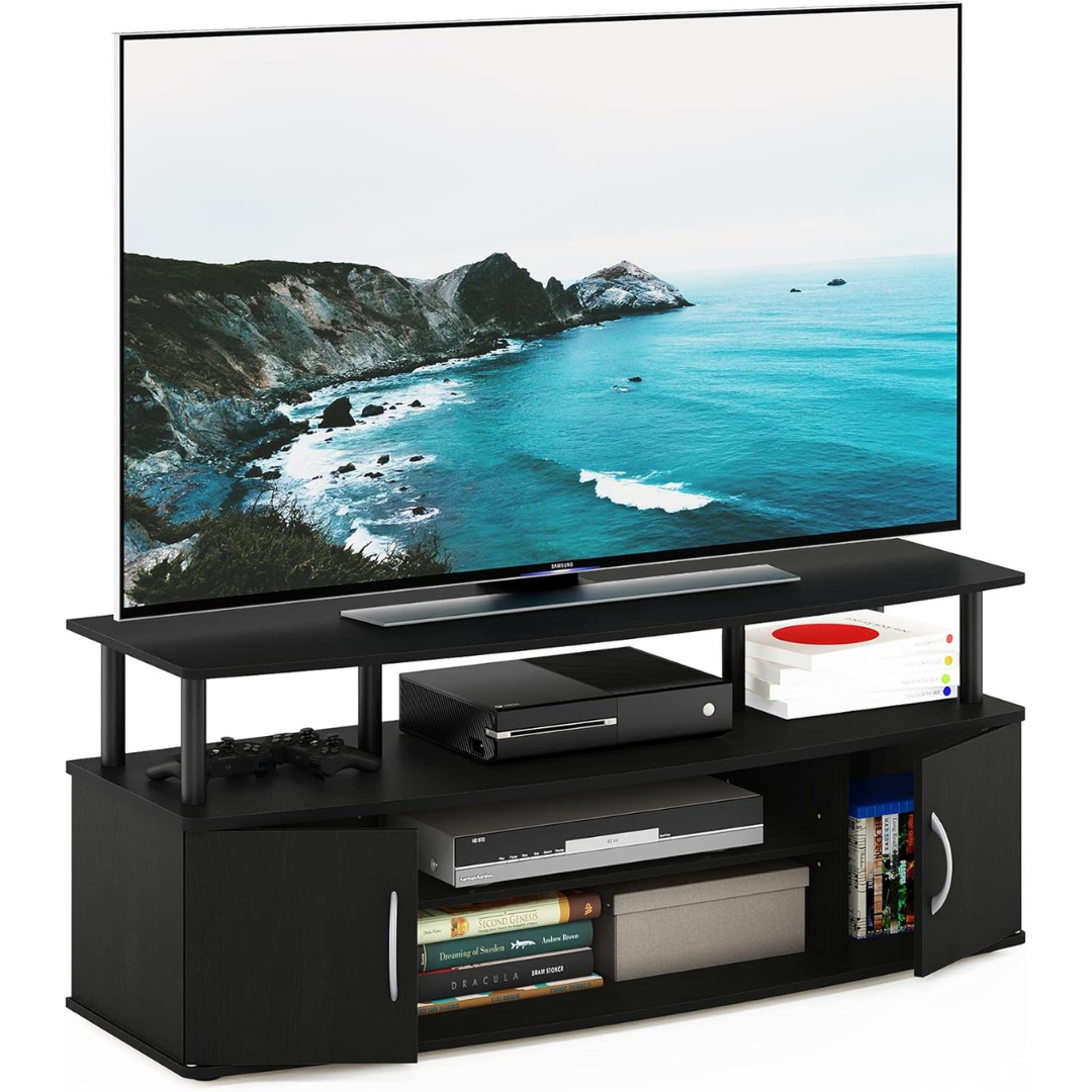 Furinno Jaya Large Entertainment Stand For TV Up to 55"