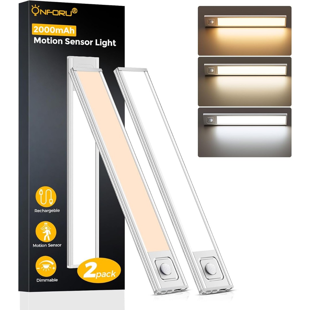 2-Pack Onforu 9.8" Under Cabinet Lighting