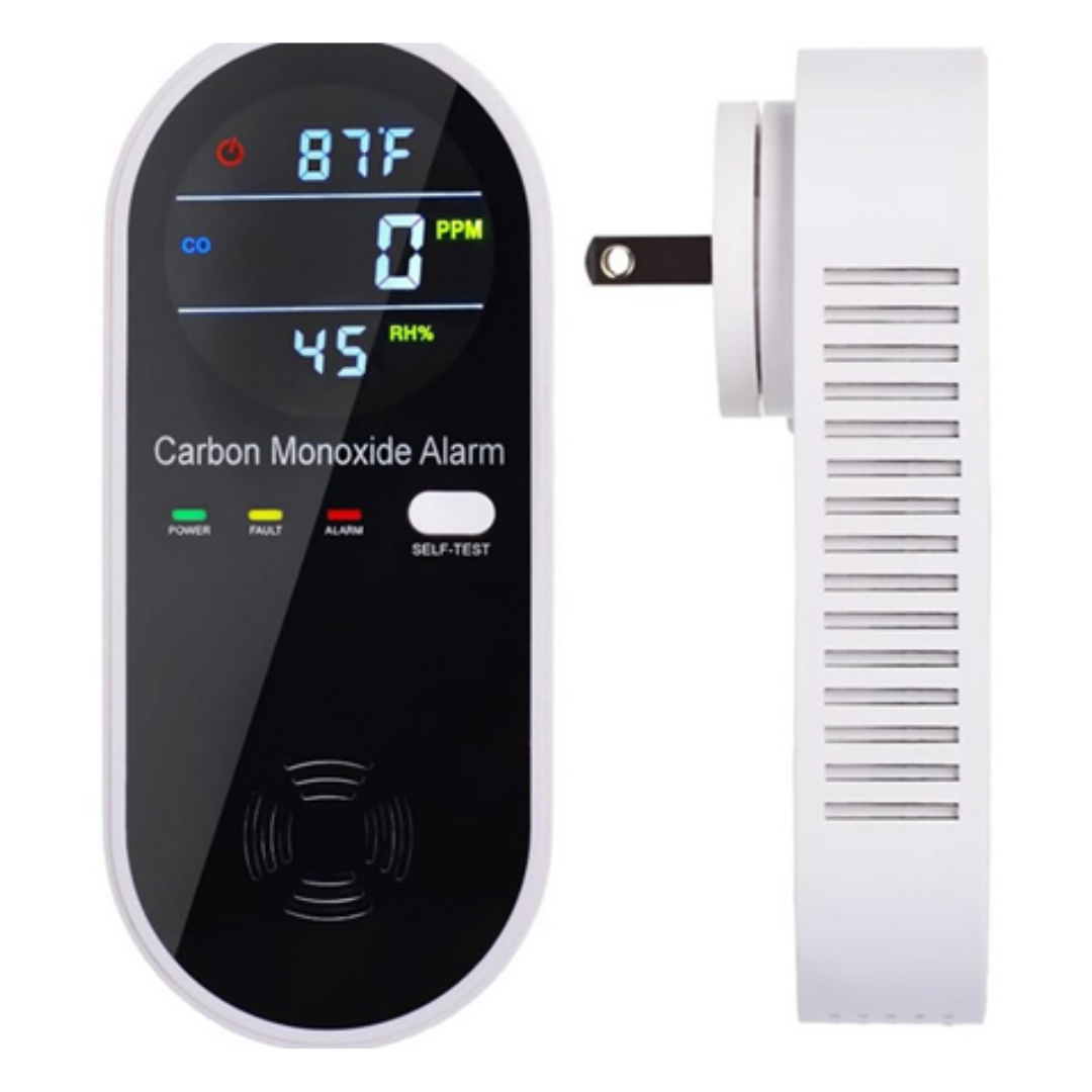 3-in-1 Carbon Monoxide Detector Plug In Wall