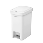 1.9 Gallon Mopall Dual-Way Slim Bathroom Trash Can With Lid
