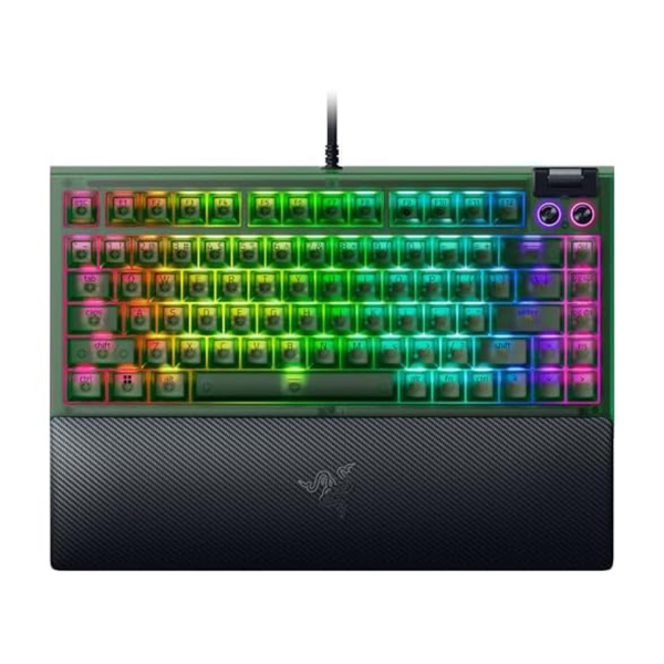 Razer Blackwidow V4 75% Wired Mechanical Gaming Keyboard (2 Colors)