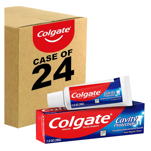 24-Pack 1-Oz Colgate Cavity Protection Toothpaste With Fluoride