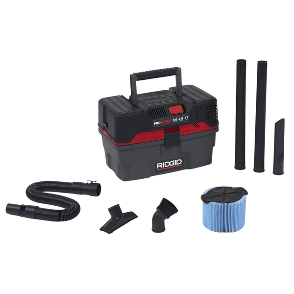 RIDGID 4500RV ProPack 4.5-Gal. Portable Wet Dry Shop Vacuum