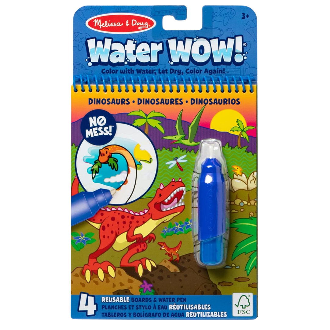 Melissa & Doug On The Go Water Wow! Reusable Activity Book Pad