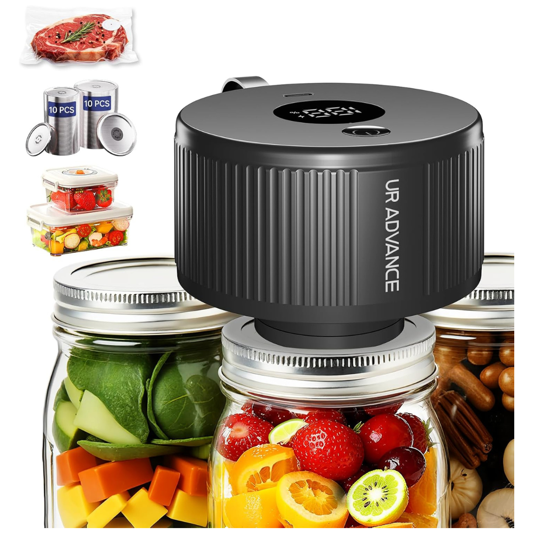 3-in-1 Electric Mason Jar Vacuum Sealer Kit
