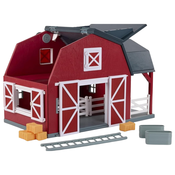 20-Piece Terra by Battat Wooden Animal Barn Toy Set