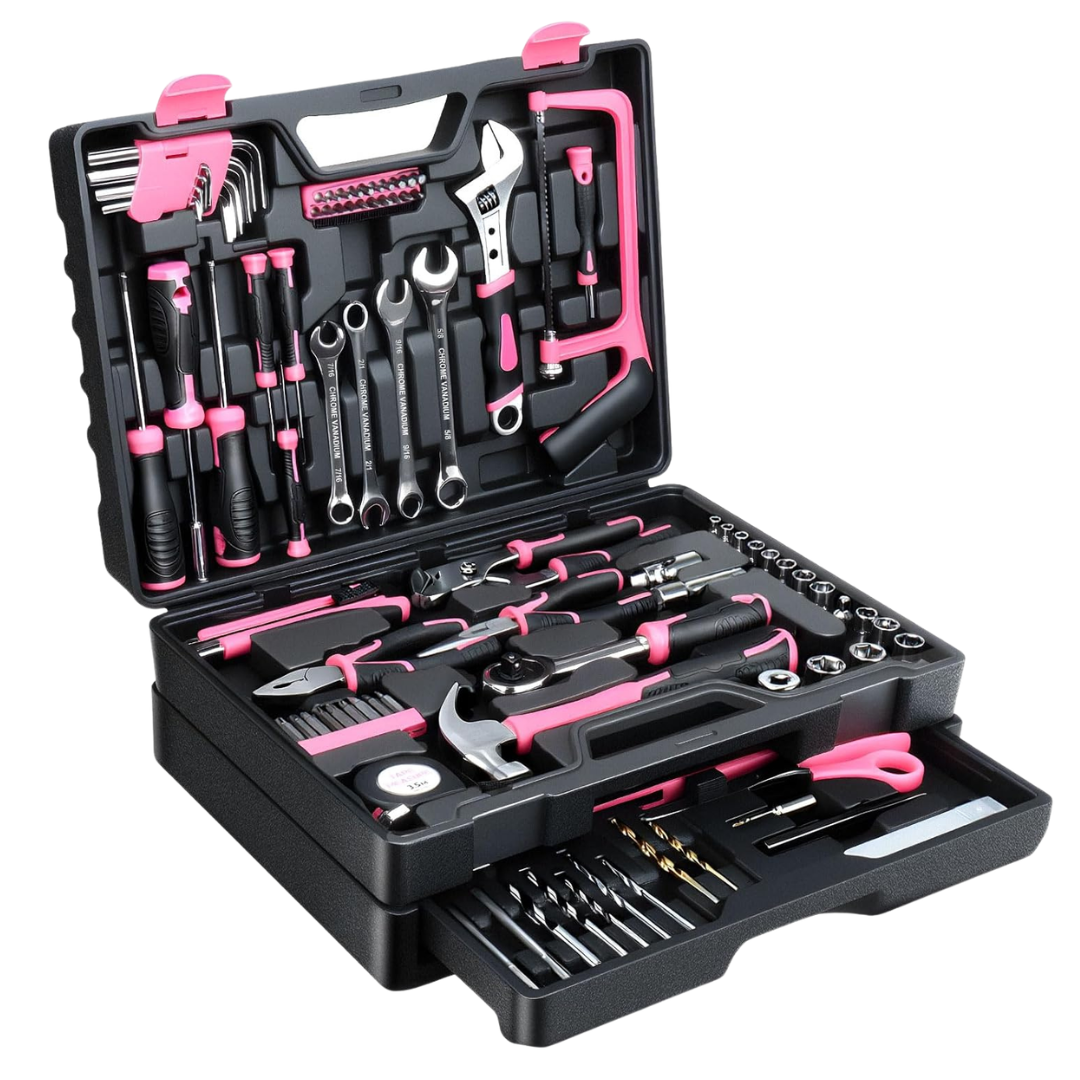 412-Piece Home & Auto Tool Kit With Drawer Organizer