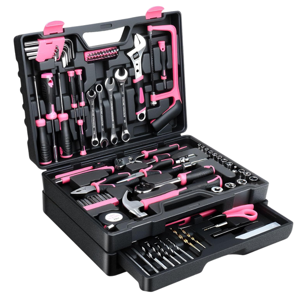 412-Piece Home & Auto Tool Kit With Drawer Organizer
