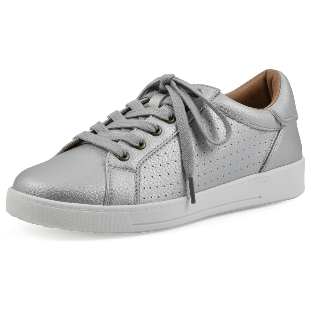 White Mountain Women's Uniform Lace-up Sneaker