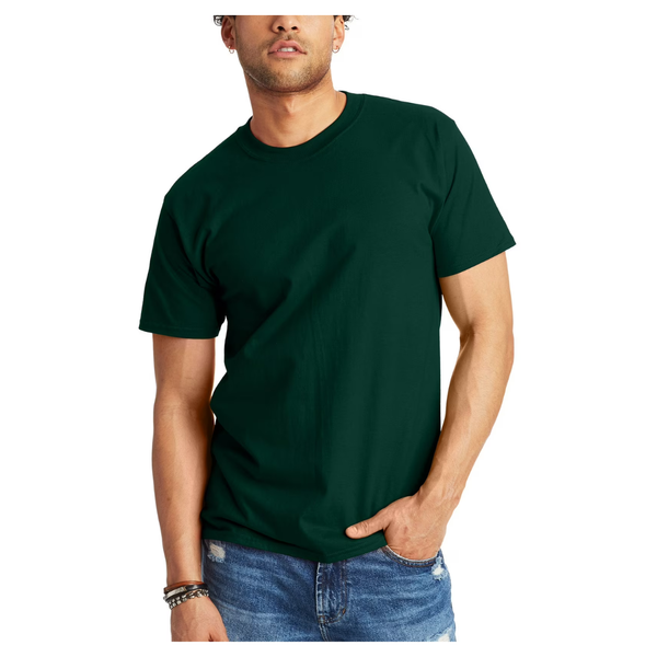 Hanes Men's Short-Sleeve Beefy-t Cotton T-Shirt (Various)