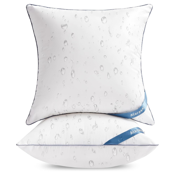 Set Of 2 Waterproof Outdoor Pillow Inserts (20" x 20")