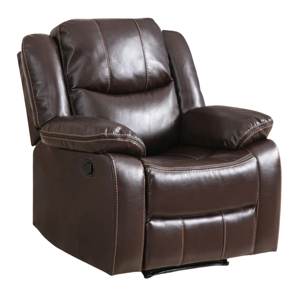 Latitude Run Kamarli 38.2" Wide Breathable Leather Manual Recliner
