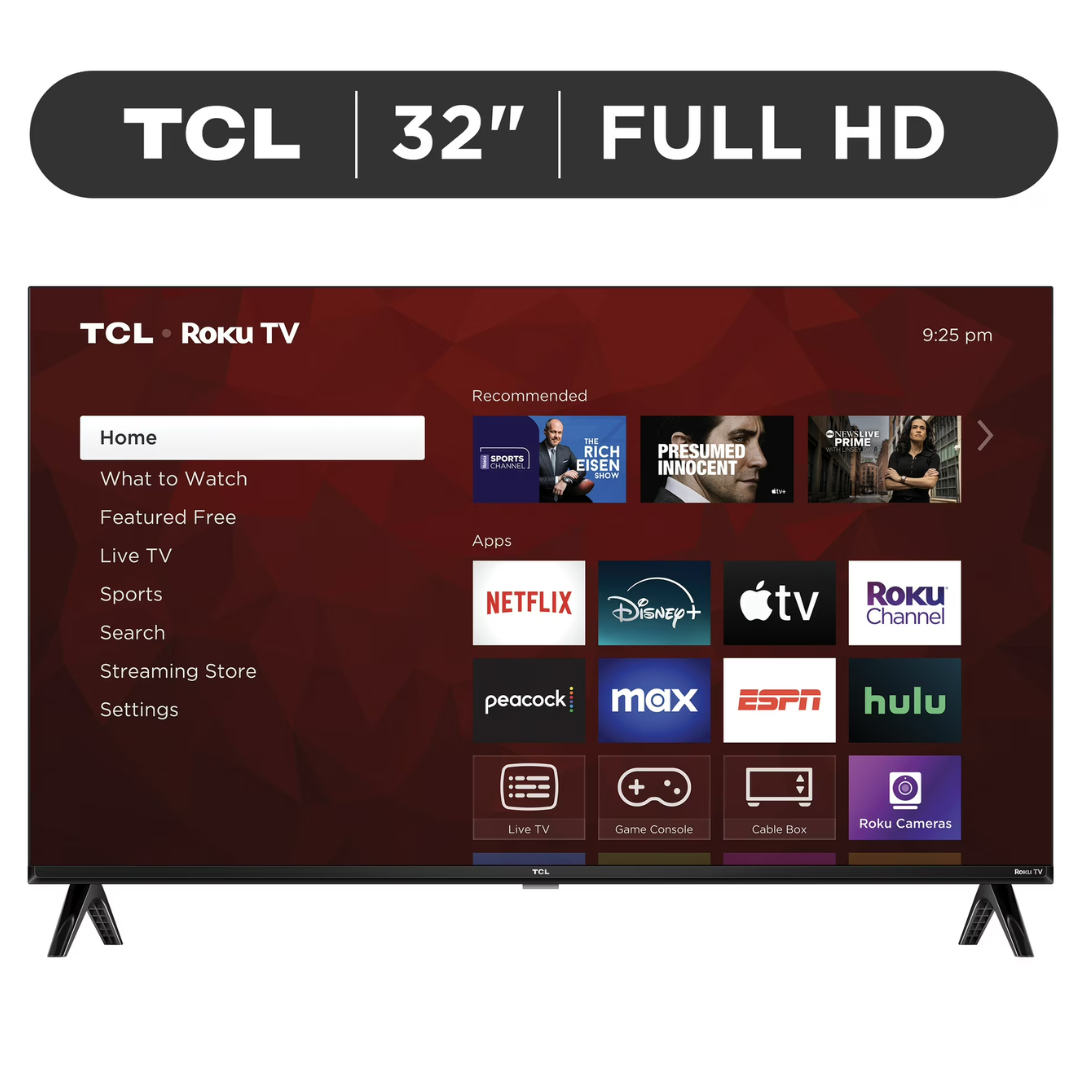 32" TCL Class 3-Series 1080p Smart LED Roku HDTV