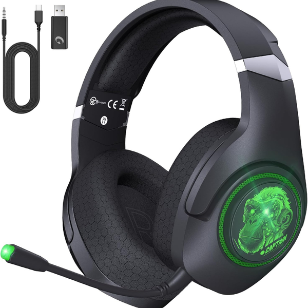 2.4GHz Wireless 40H Playtime Gaming Headphone