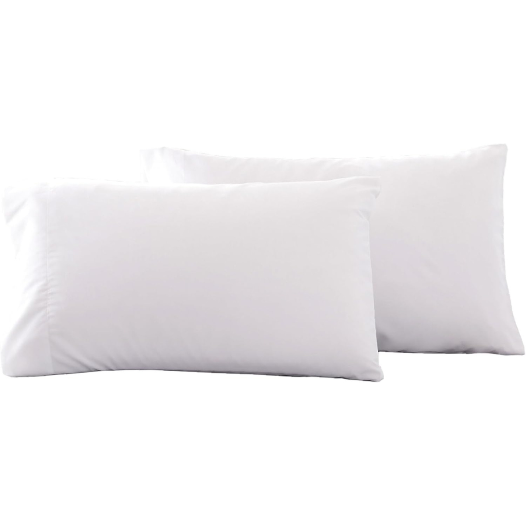 2-Pack 20" x 26" Microfiber Standard Pillowcases