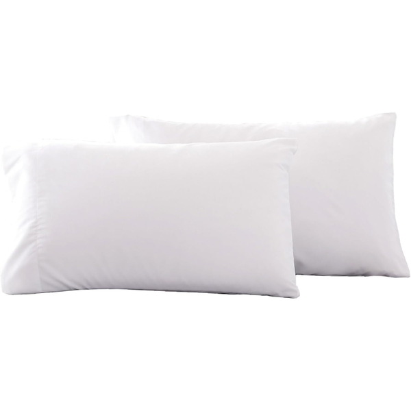 2-Pack 20" x 26" Microfiber Standard Pillowcases