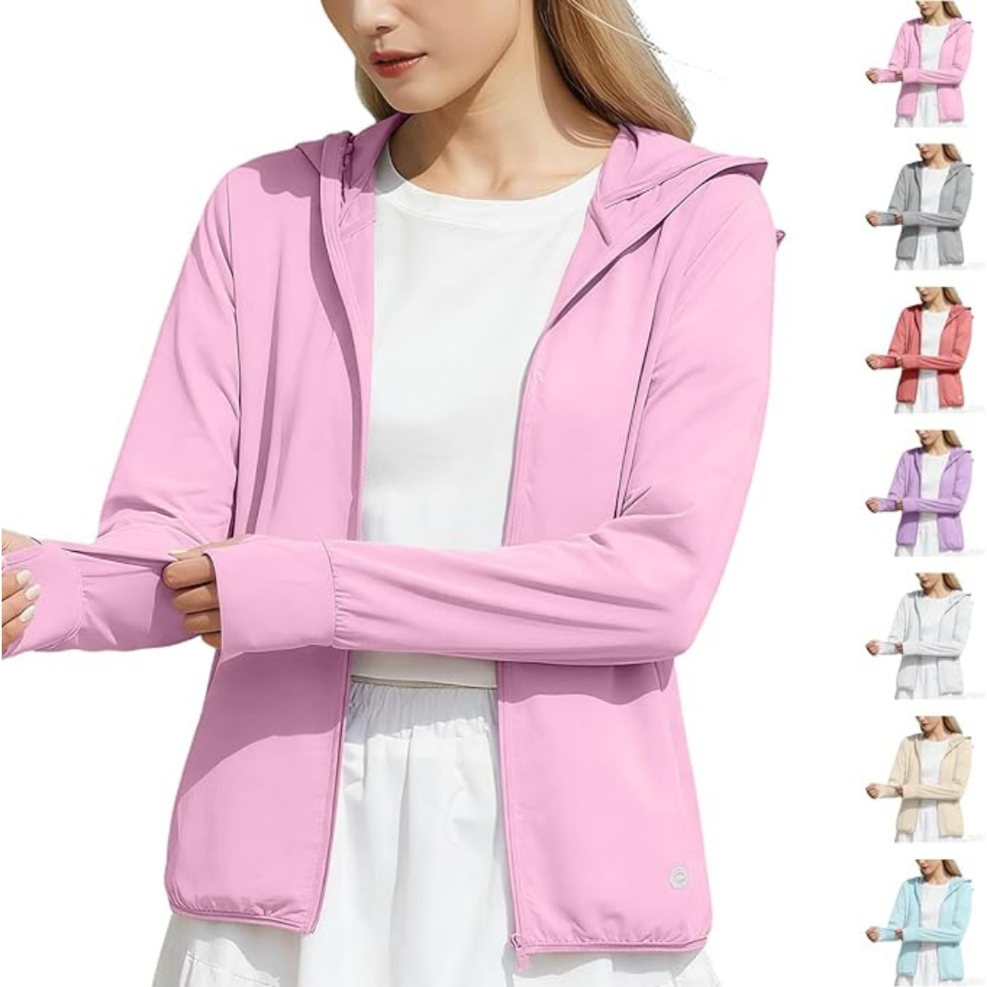 Women's Quick Dry Spf 50 Sun Protection Hooded Jackets