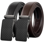 2-Pack Men's Adjustable Leather Ratchet Belts (Various)