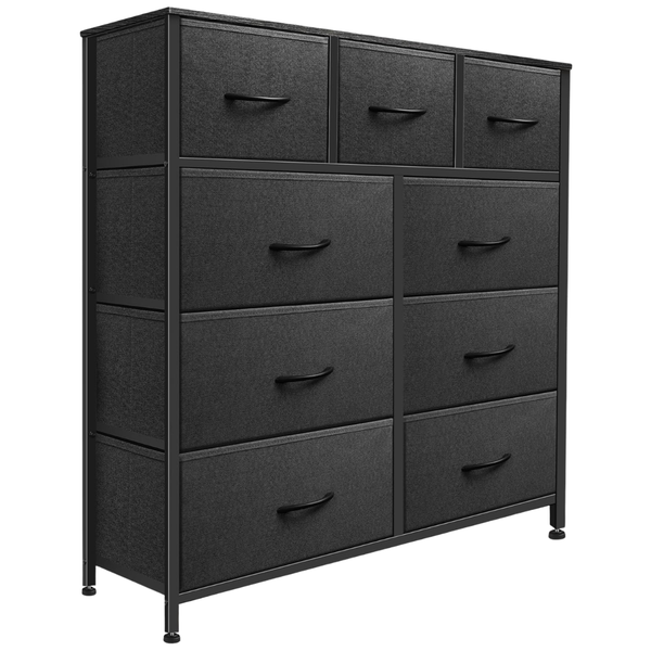 Curved Profile Dresser With 9 Drawers