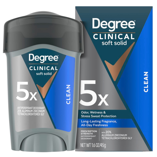 1.7oz Degree Men's Clinical Strength Antiperspirant Deodorant