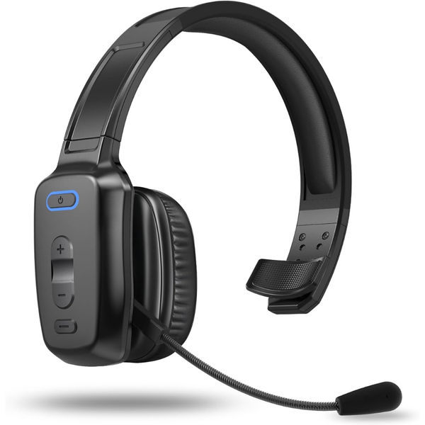 LEAYU 60hrs Noise Canceling V5.2 Over Head Bluetooth Headset