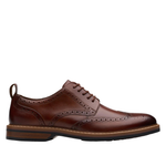 Clarks Men's Aldwin Limit Wingtip Oxfords (Mid Tan Leather)